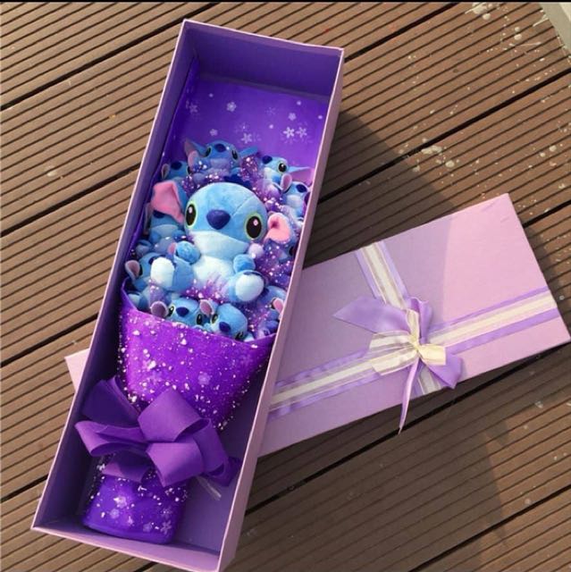 Lilo & stitch flower bouquet, Furniture & Home Living, Home Decor