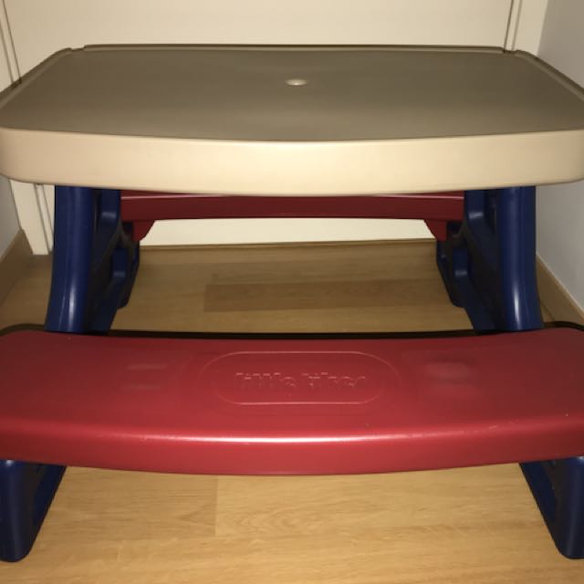 little tikes table and bench