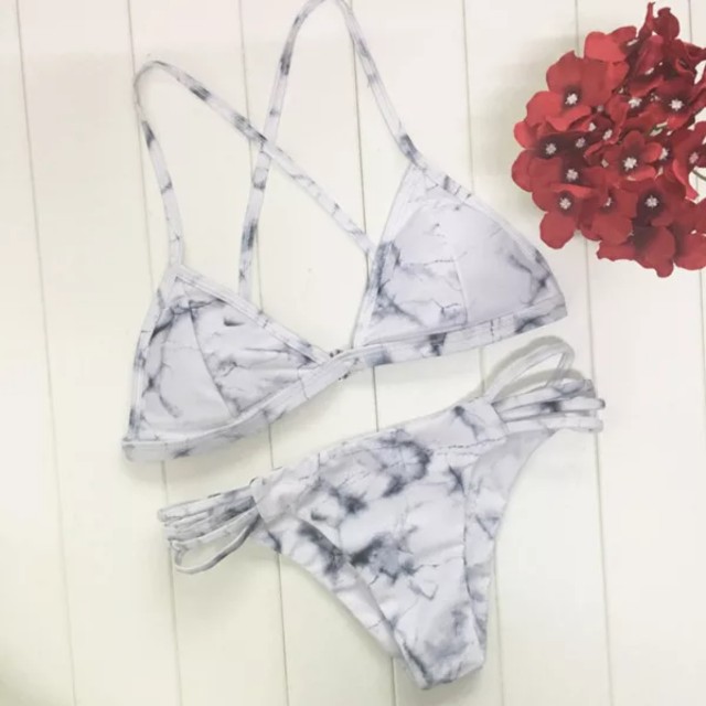 marble bikini