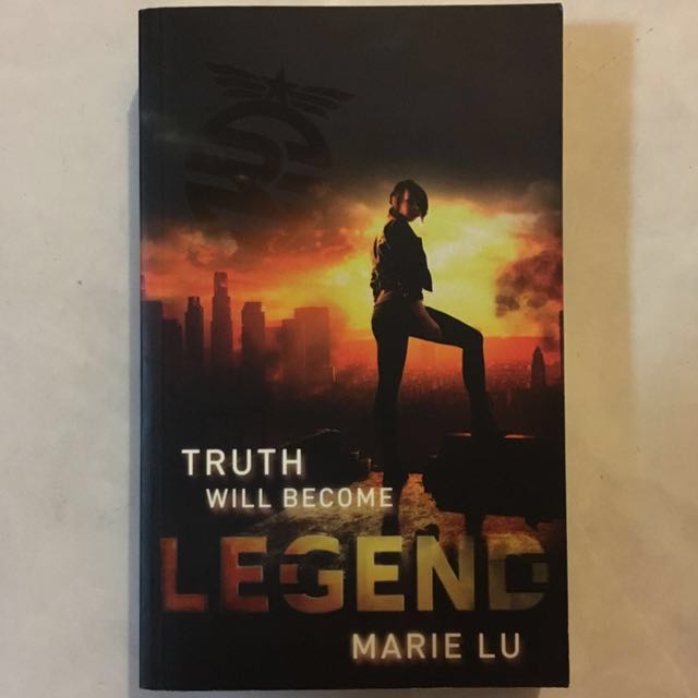 Marie Lu Series Legend Prodigy Champion Books Stationery