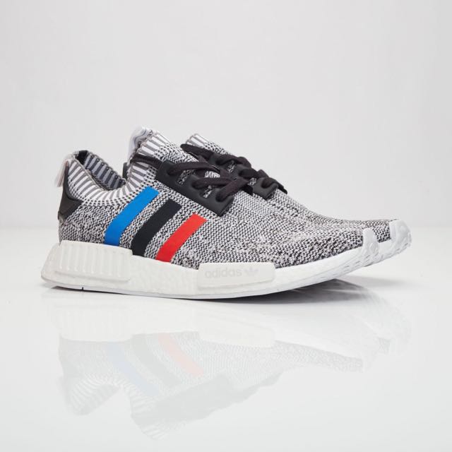 NMD R1 PK Tri Color Oreo White Grey Men s Fashion Footwear Sneakers on Carousell