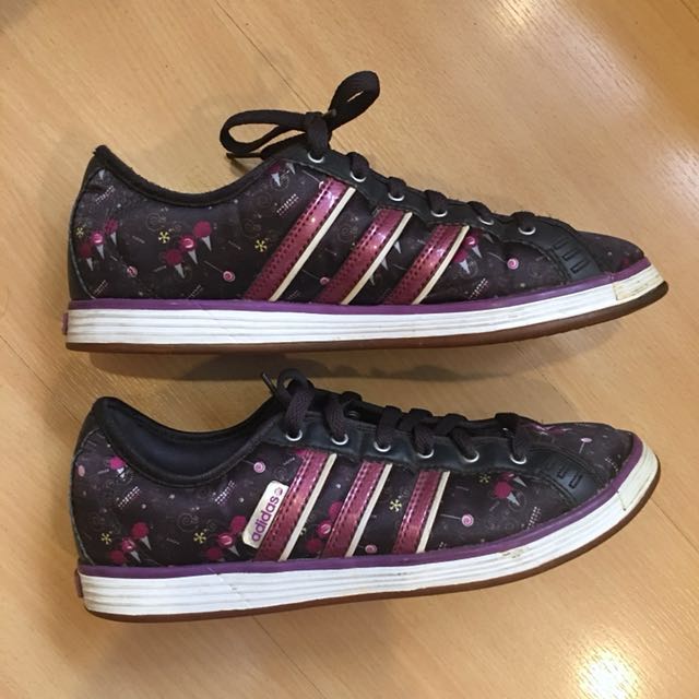 Original Adidas Neo purple shoes Womens size US8 UK6.5, Sports, Athletic \u0026  Sports Clothing on Carousell
