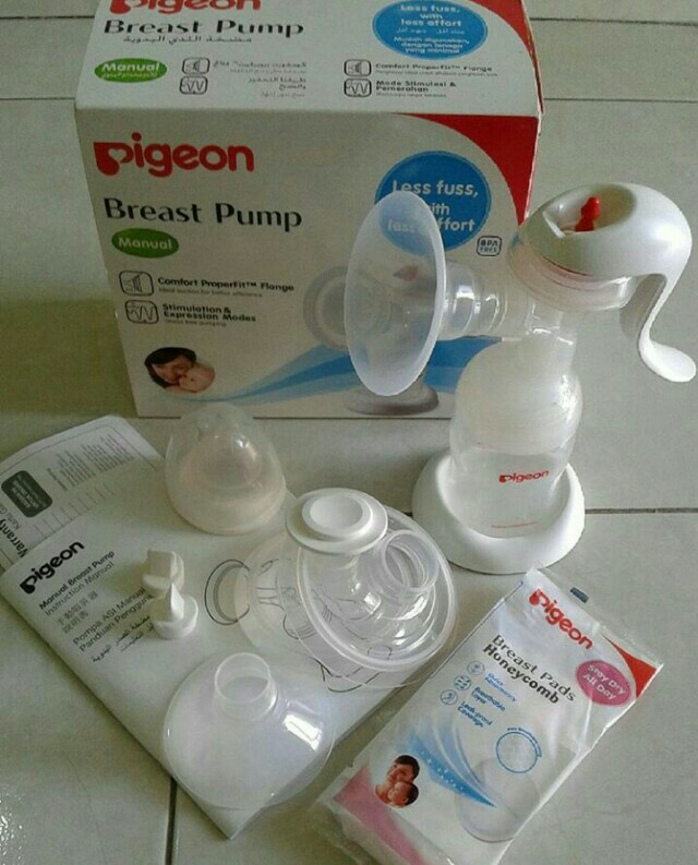 Pigeon Manual Breast Pump Bayi Anak Perawatan Makanan Anak