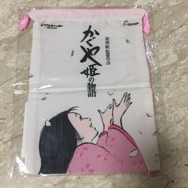 Wallpaper Studio Ghibli Kaguya Hime Pouch Entertainment J Pop On Carousell For Free