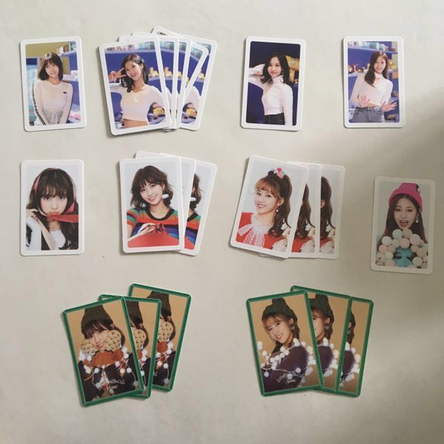 10 TWICE Merry & Happy Heart Shaker Nayeon Type-C Photo Card Official K-POP 