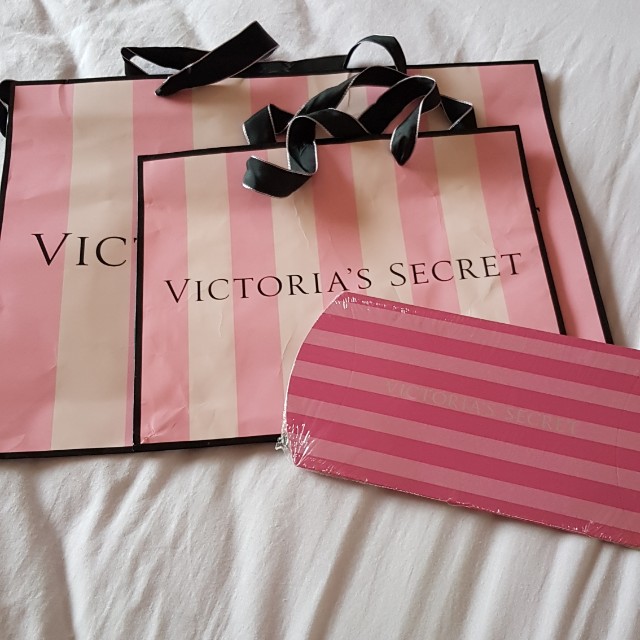 Victoria Secret Paper Bags And Gift Box Set Women S Fashion Bags