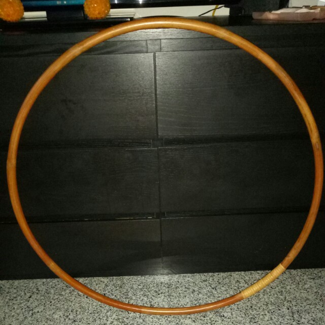 Wooden Hula hoop, Toys & Games, Bricks & Figurines on Carousell
