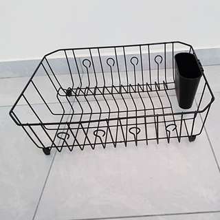 Antimicrobial In-Sink Dish Drainer