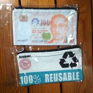 Money pencil case Recycle pencil case
