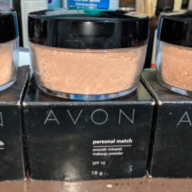 3x Avon Personal Match Smooth Mineral Makeup Powder Bisque Health