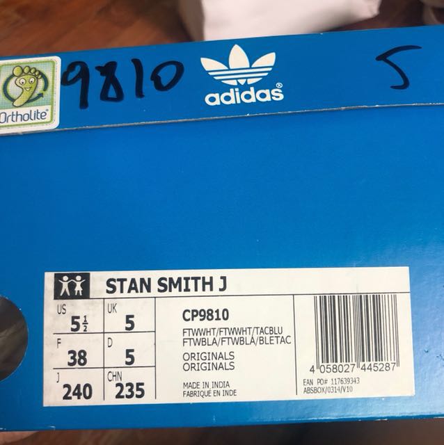 Adidas stan smith j cp9810 hotsell