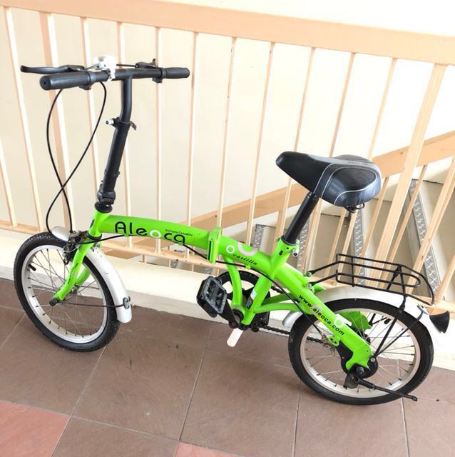 Aleoca 14 inch folding bicycle Sports Equipment Bicycles Parts