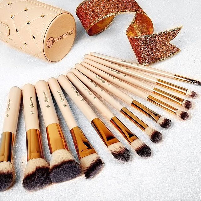 Bh Cosmetics Studded Couture 12 Piece Brush Set Health Beauty Makeup On Carousell