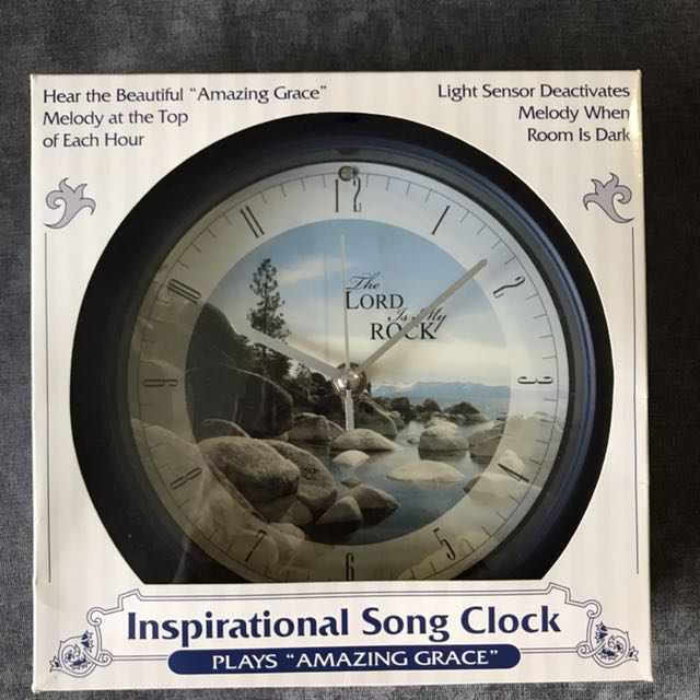 Bn Inspirational Song Clock Amazing Grace Furniture Home Decor