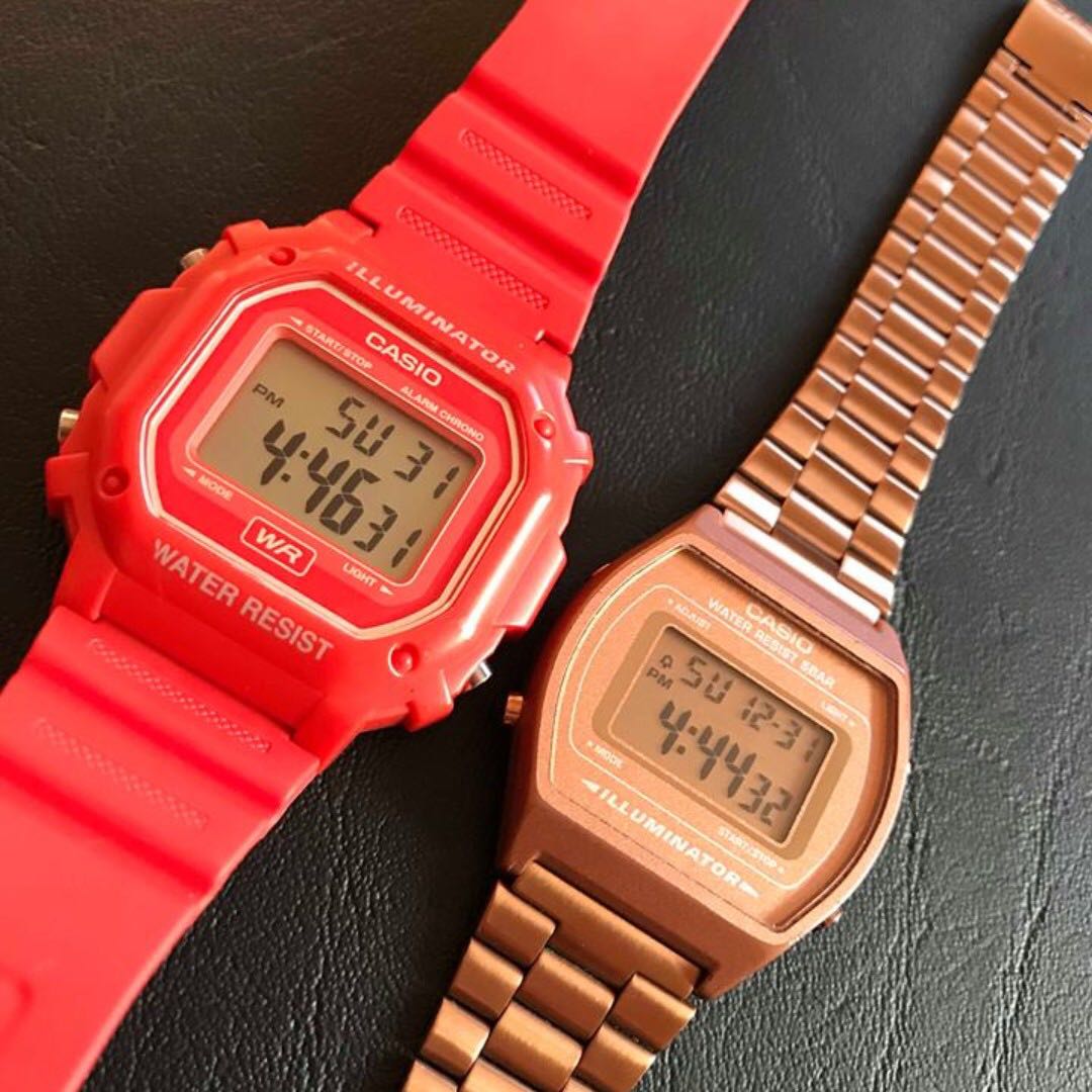 Casio vintage matte red price online