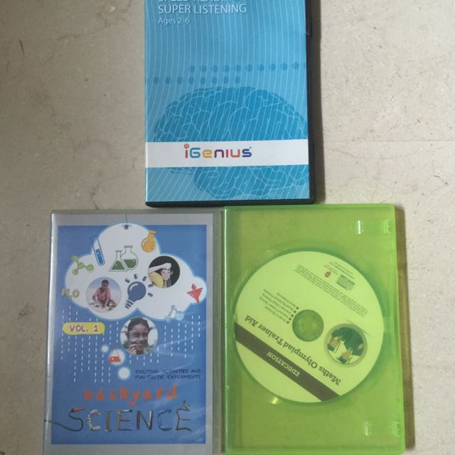 Children Cd Backyard Science Vol1 Igenius Maths Olympian
