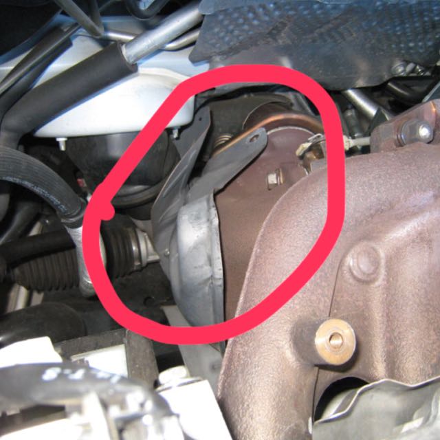 Evo X stock o2 heat shield, Car Accessories on Carousell