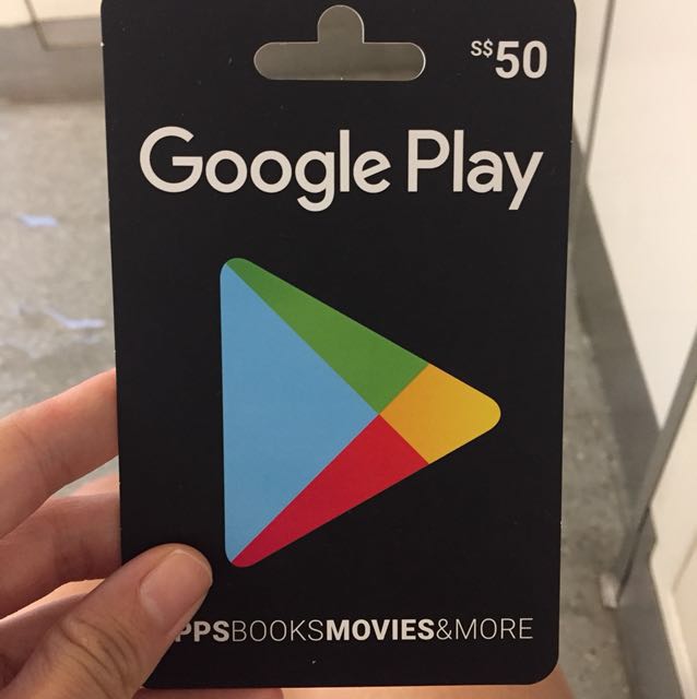 Google Play Card 50 Value Tickets Vouchers Vouchers On Carousell