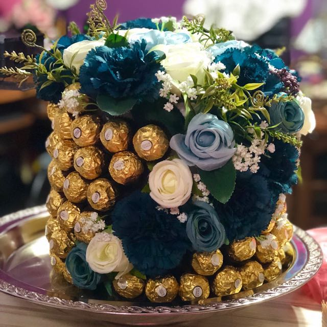 Gubahan Chocolate Ferrero Rocher Design Craft Handmade Craft