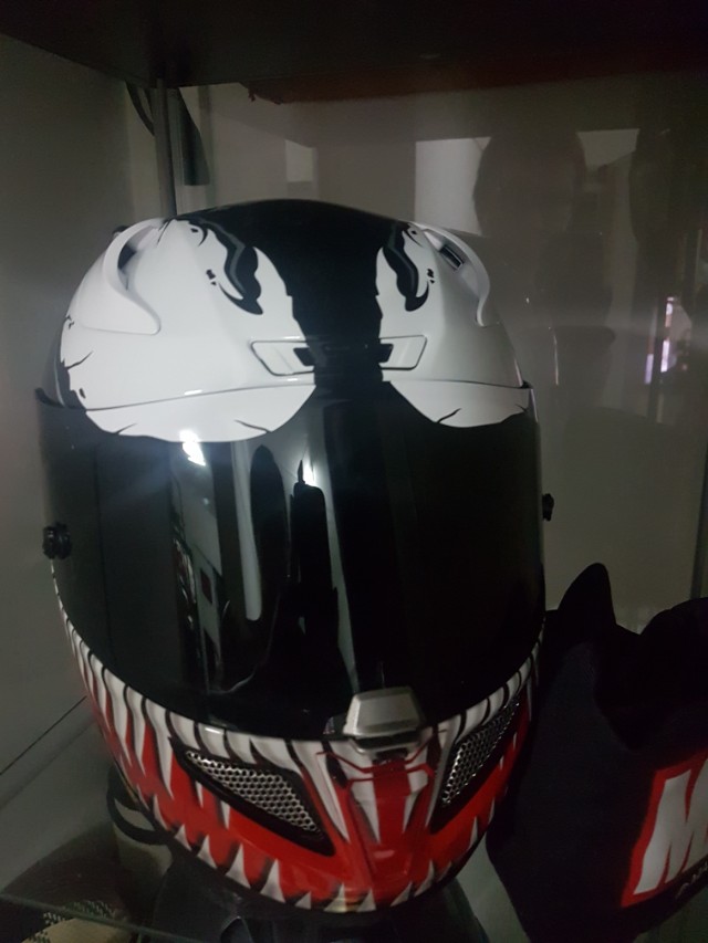 Hjc Rpha 11 Marvel Edition Venom Motorcycles Motorcycle Apparel On Carousell Motorcycle stickers custom motorcycle helmets racing helmets motorcycle gear motorcycle accessories concept motorcycles cool motorcycles. hjc rpha 11 marvel edition venom