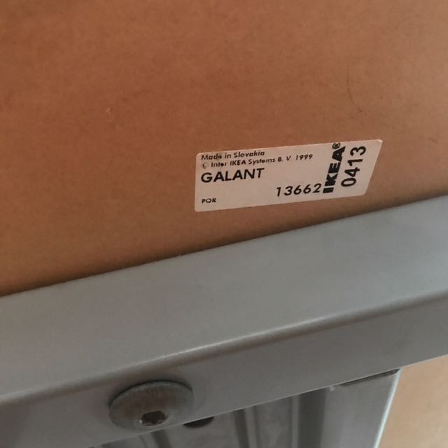 Ikea Galant Large Wooden Desk Table Furniture Tables Chairs On Ikea Galant Large Wooden Desk Table