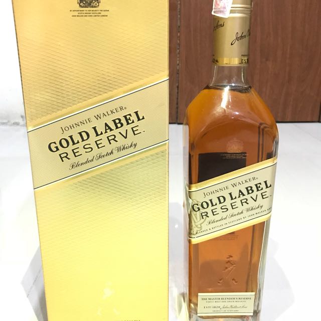 Johnnie Walker Gold Label, Makanan & Minuman, Minuman Tidak ...