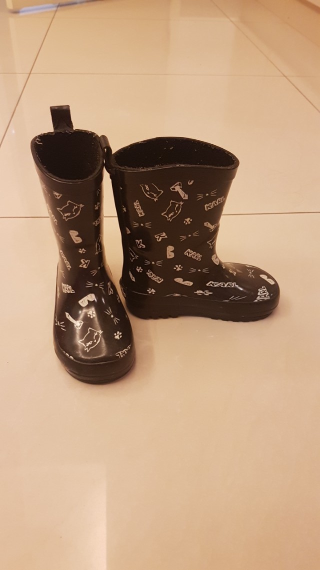 karl lagerfeld rain boots