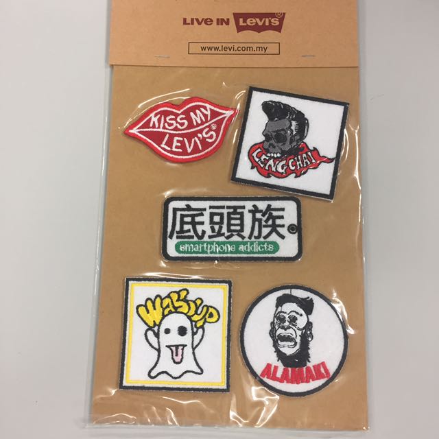 levi iron on patches