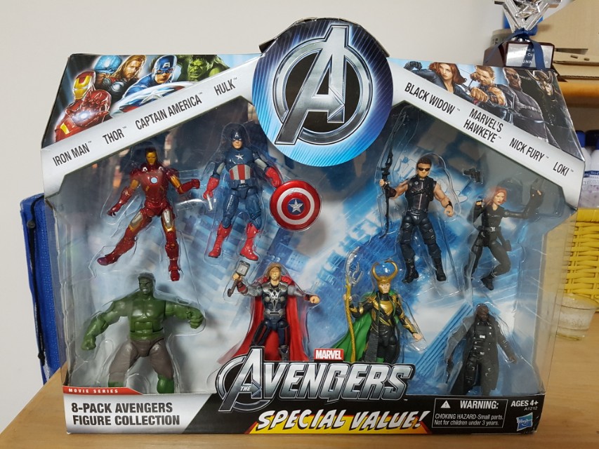 Avengers figures on sale 8 pack