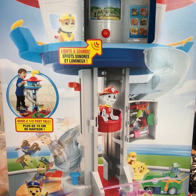 spin master paw patrol lookout tower