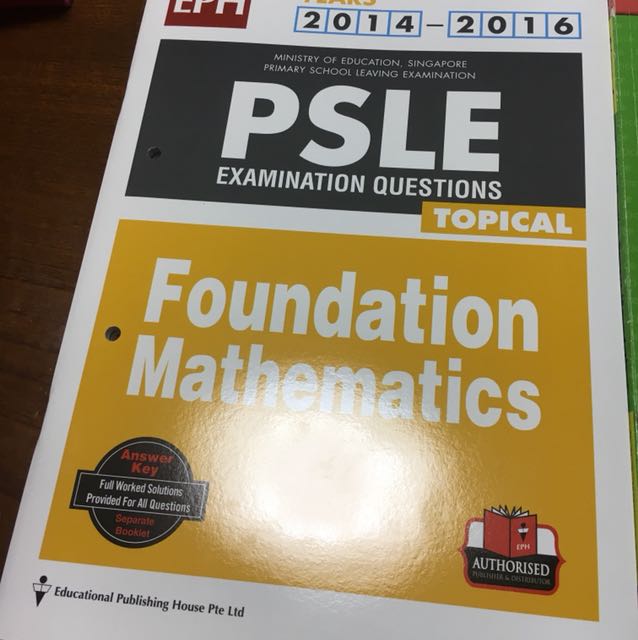 P6 foundation math psle past year, Hobbies & Toys, Books ...