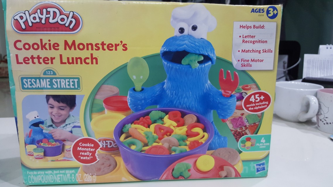 cookie monster play doh