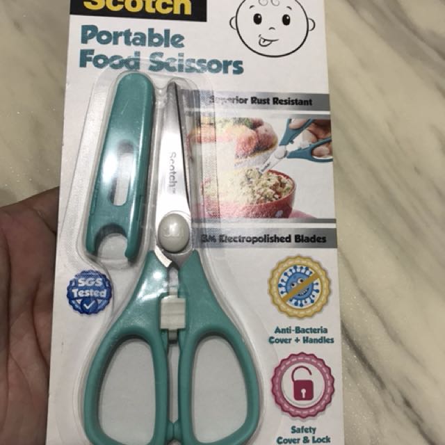 Scotch Portable Food Scissors, Babies & Kids, Babies & Kids Fashion on Carousell