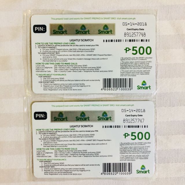 Smart Prepaid Load 1,000 Worth, Tickets & Vouchers, Store Credits on