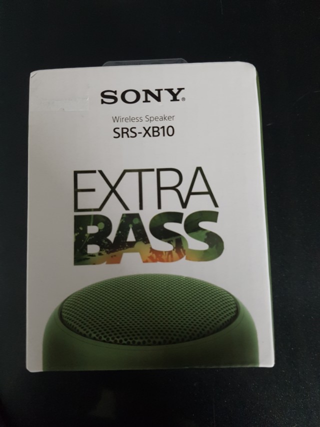 Sony SRS XB10 1 year Sony warranty