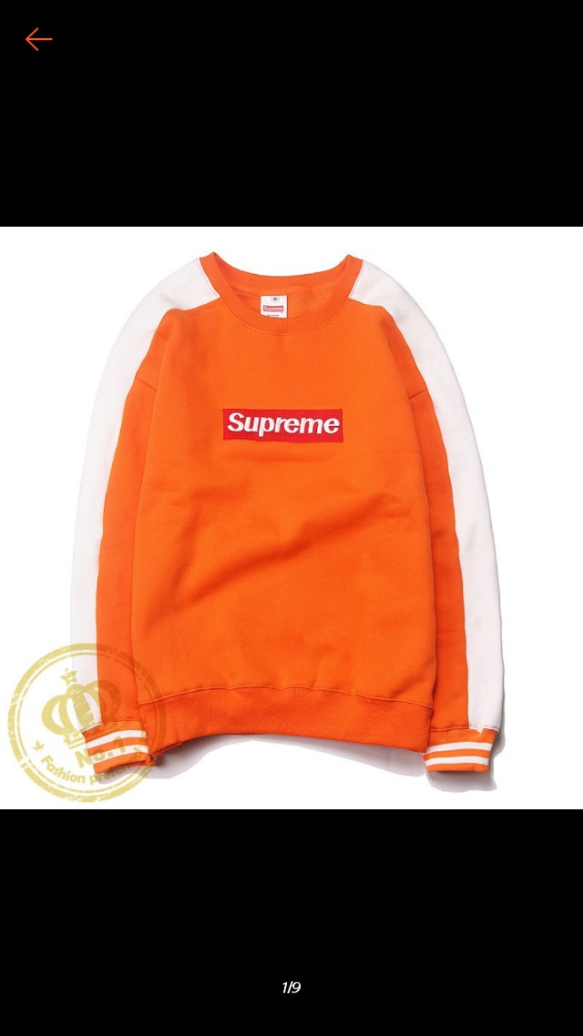 Supreme hot sale sweater orange