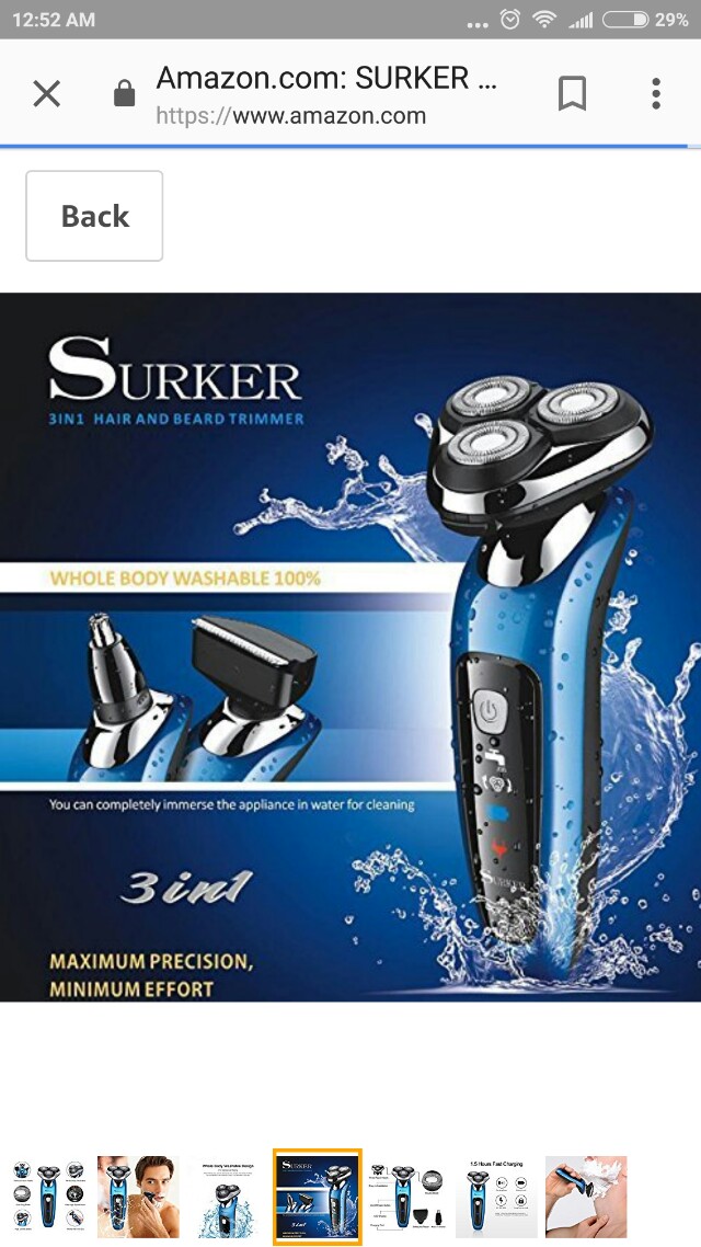 surker electric razor