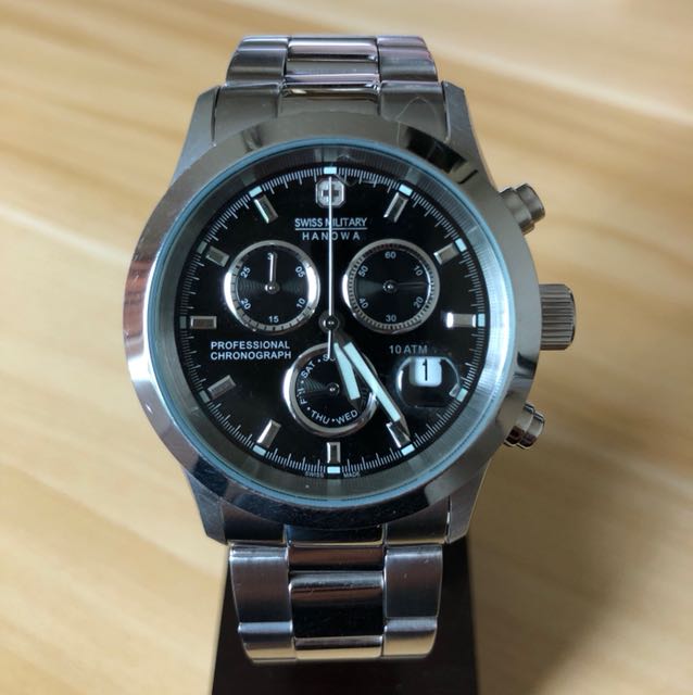 swiss military hanowa chronograph 10 atm