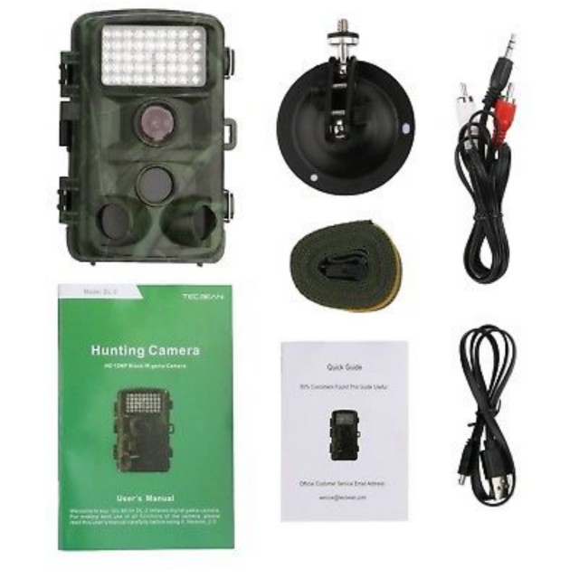 TEC.BEAN Trail Camera 12MP 1080P Wild Game Hunting Camera, Photography