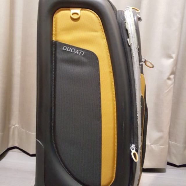 Tumi yellow store luggage
