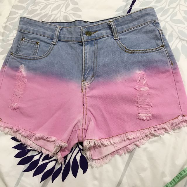 unicorn jean shorts