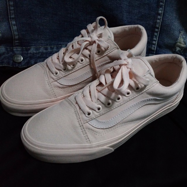 pink peach vans