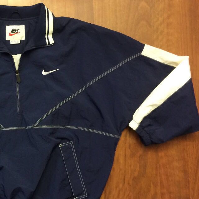 nike vintage half zip