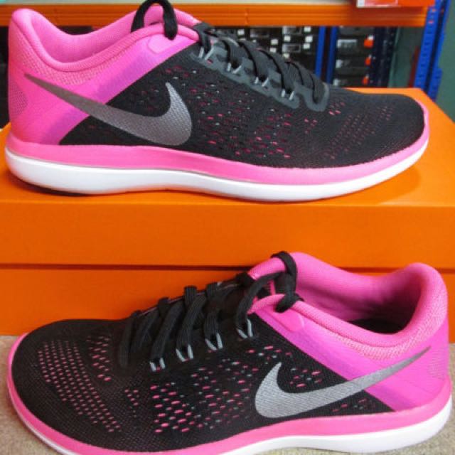 WMNS Nike Flex 2016 RN Run Black Pink 