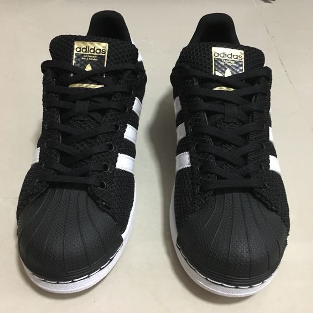 adidas Superstar black/gold, Men's Fashion, Footwear, Sneakers on Carousell