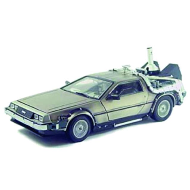 delorean diecast 1 18