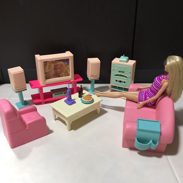 barbie living room set