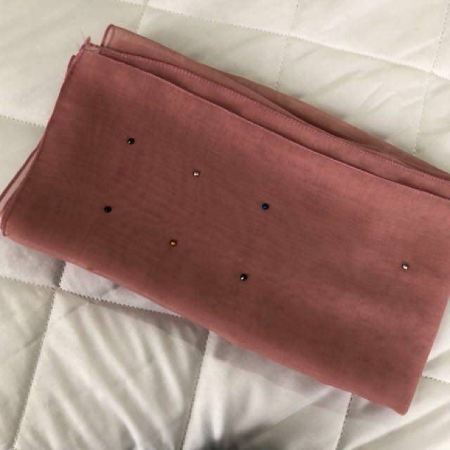 Bawal Exclusive Pink Belacan Muslimah Fashion Scarves On Carousell