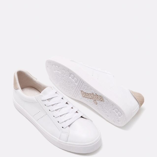 bershka white sneakers