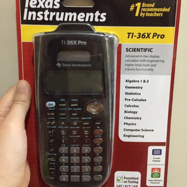 Texas Instruments TI-36X Pro Scientific Calculator Advanced **Brand New**Sealed*